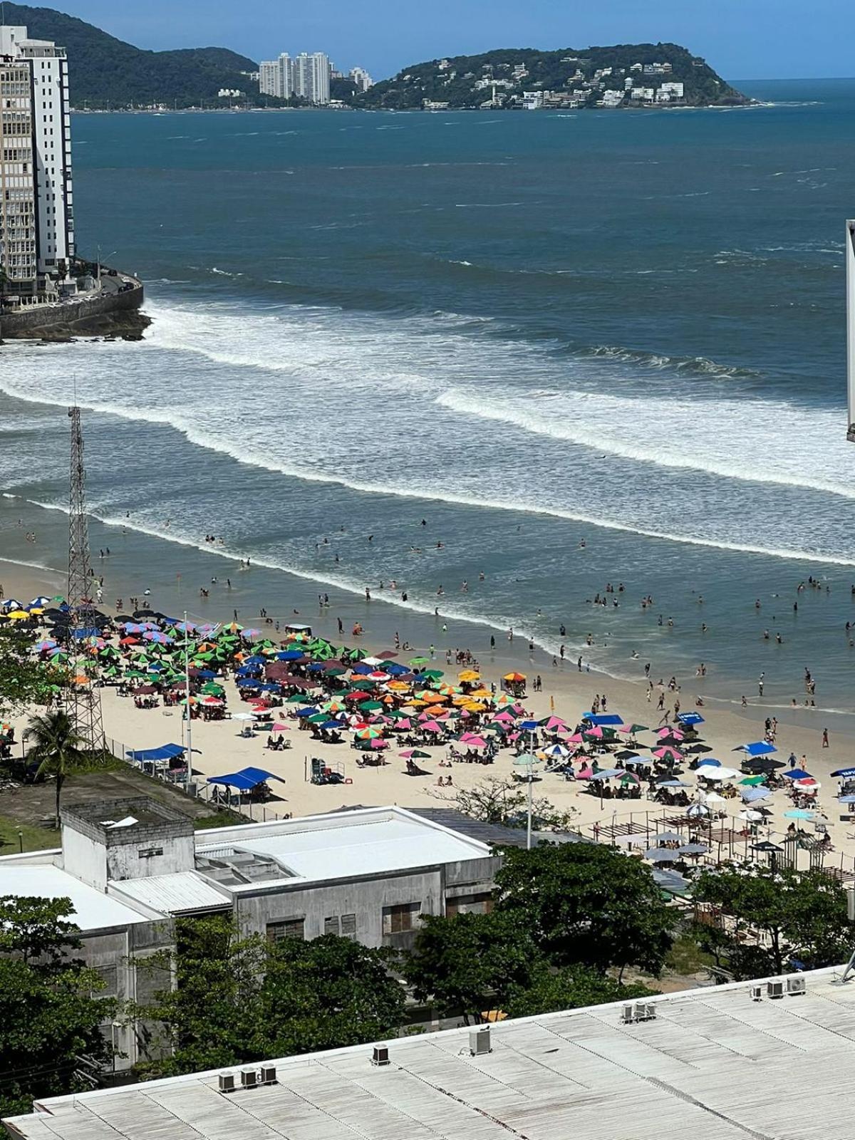 Cobertura 5 Suites Frente Mar Guaruja Pitangueiras Exterior photo